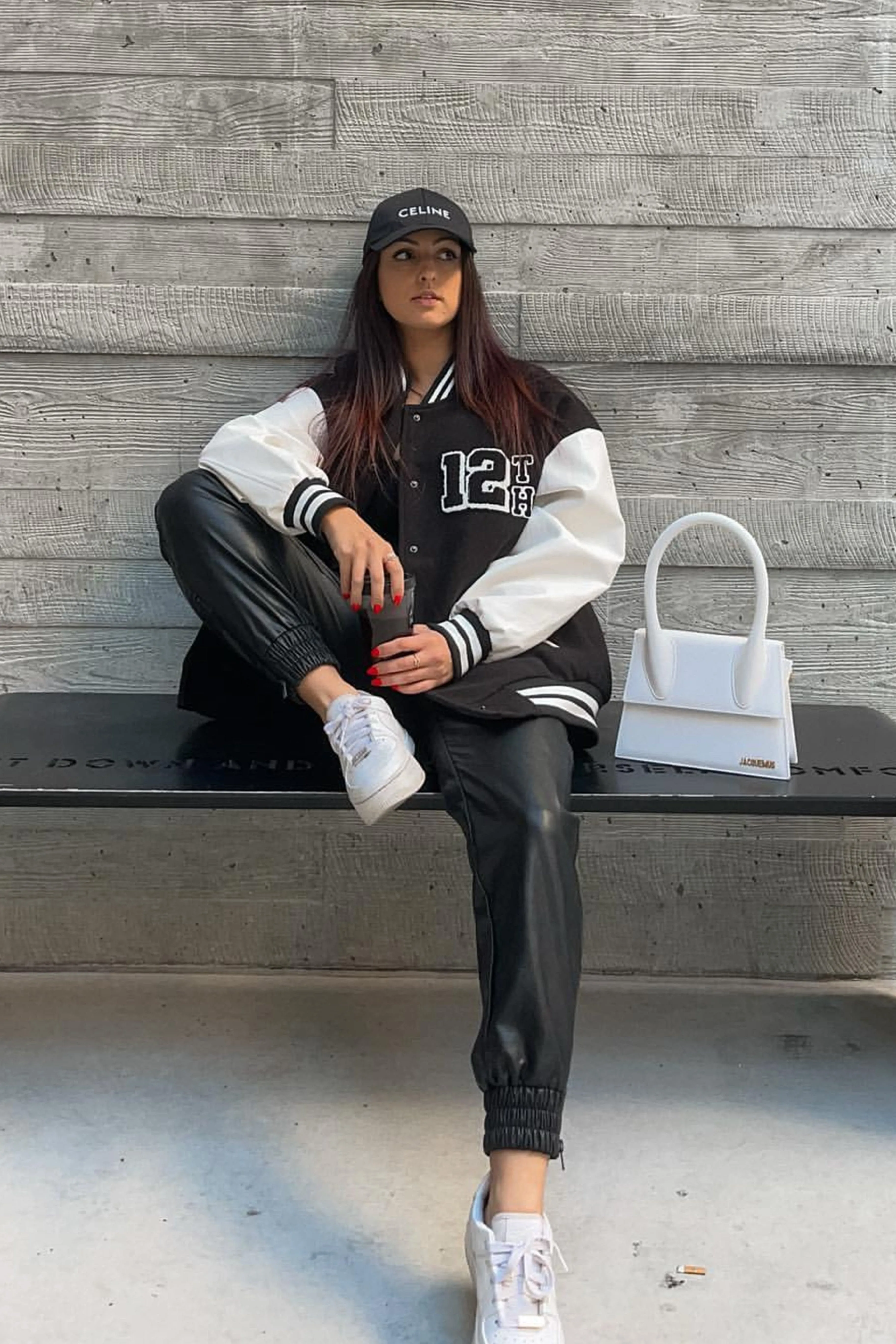 Yarn Dye Stripe Modular Layering System 12th Tribe Letterman Jacket