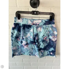 Skort By Talbots In Blue & Pink, Size: 4 Diagonal Slit Quick Fit