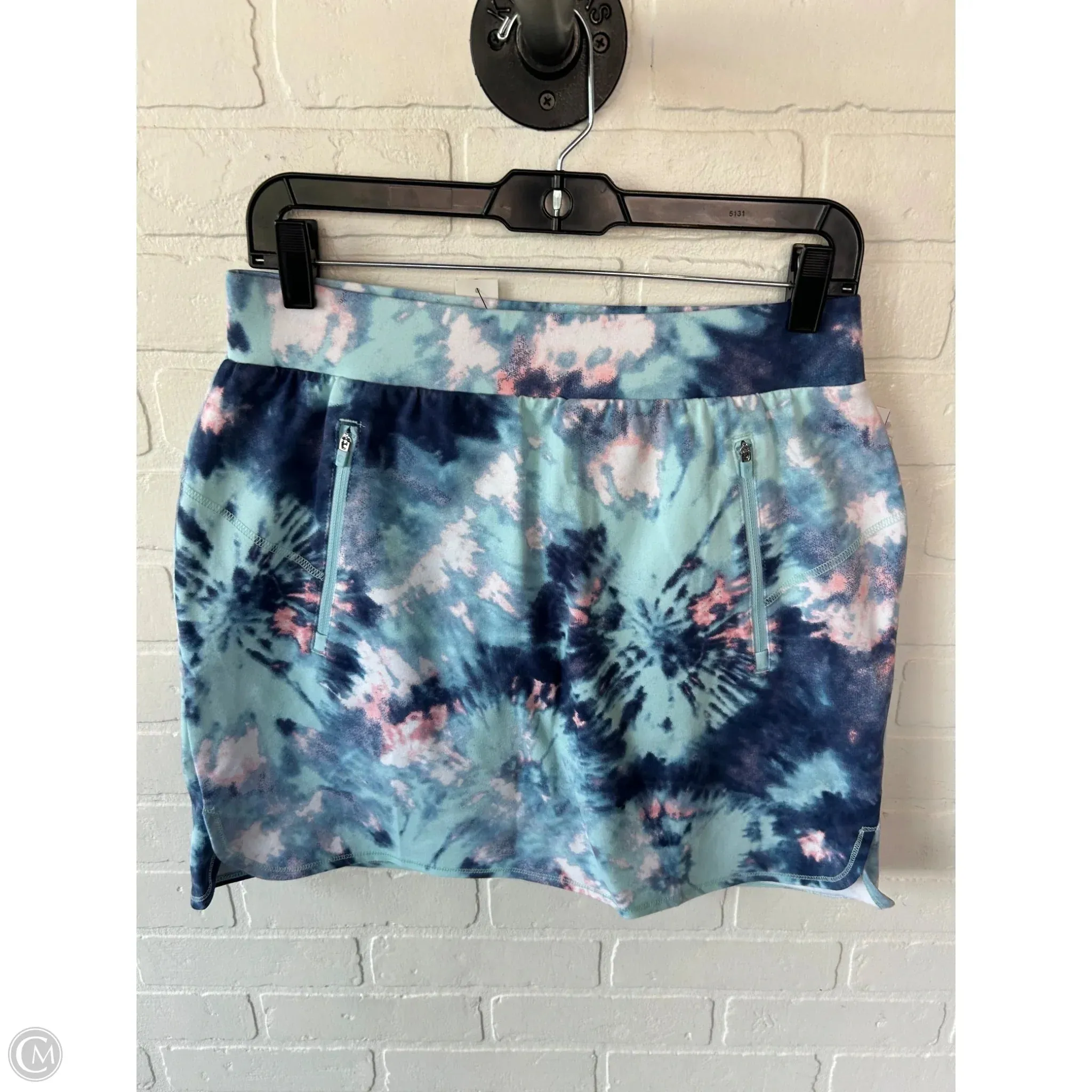 Skort By Talbots In Blue & Pink, Size: 4 Diagonal Slit Quick Fit