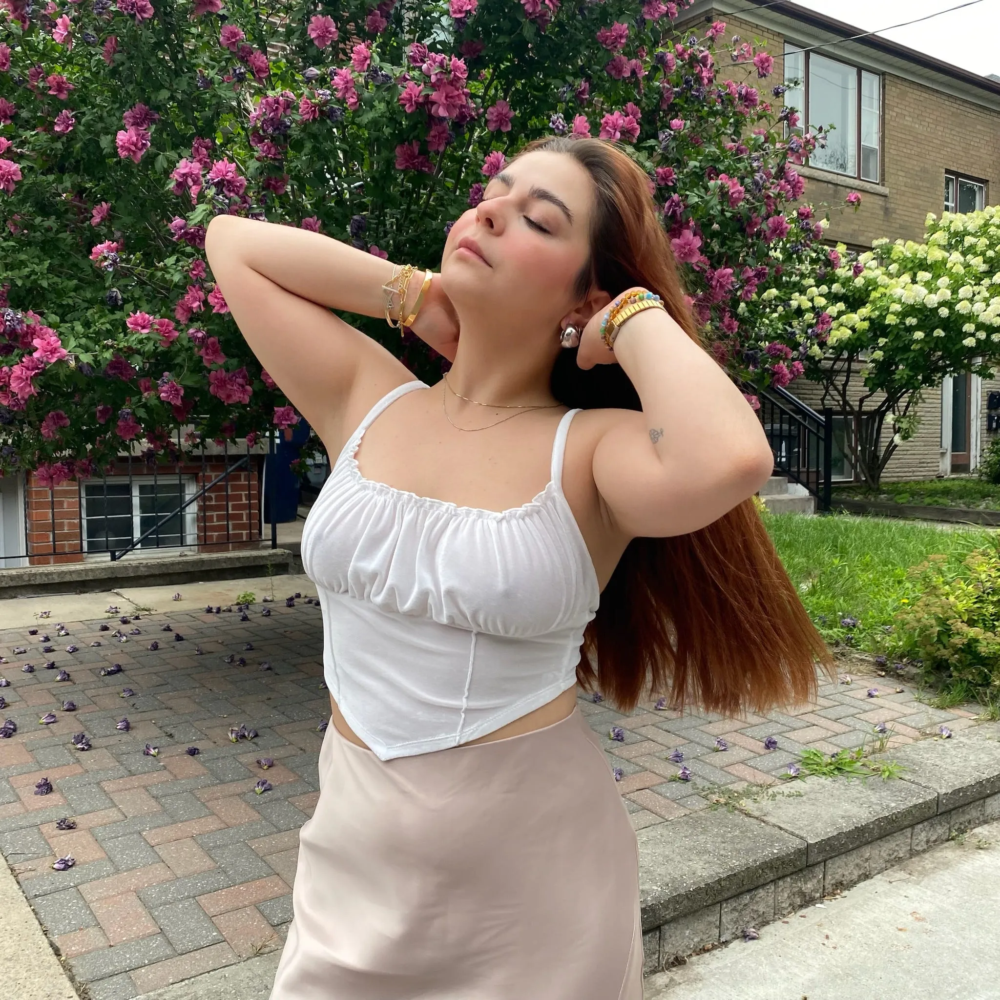 ELODIE Velvet Bustier Stretch Panels made in USA