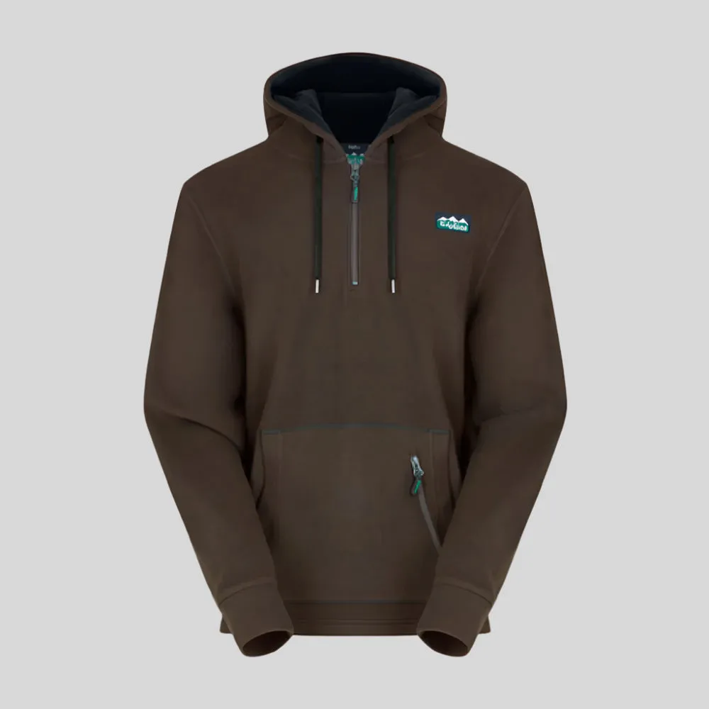 Men's Ballistic Fleece Hoodie Bark TwillWeave