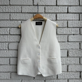 ASTA Vest Layered Placket Design Comfy Fit