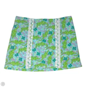 Seasonal Layering Adelaide Skort Designer By Lilly Pulitzer In Alligator Lagoon, Size: 4