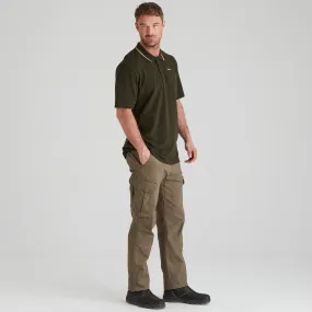 YarnDyed Stripes Basic Tee Men's Kilworth Polo Shirt Deep Forest