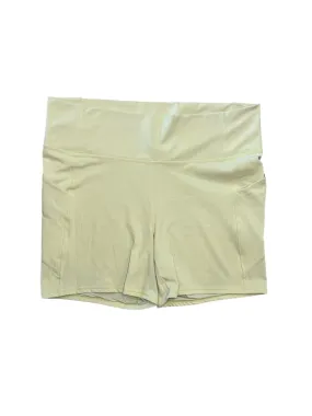 Athletic Shorts By Fabletics In Yellow, Size:3X Water resistant coating
