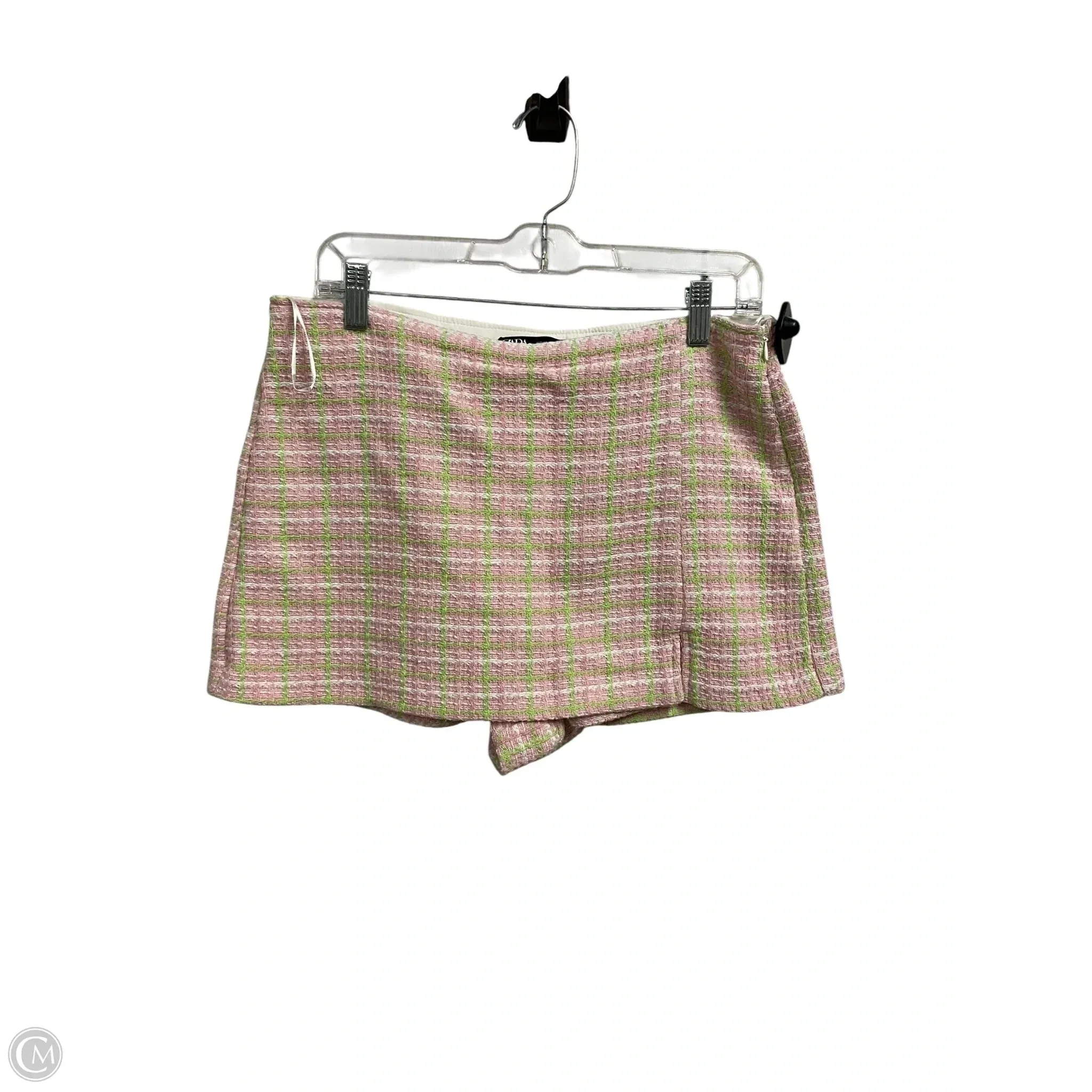 Skort By Zara In Pink, Size: 12 Subtle Shimmer