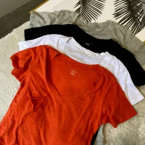 HEATH V-Neck Tee Bold Comfort