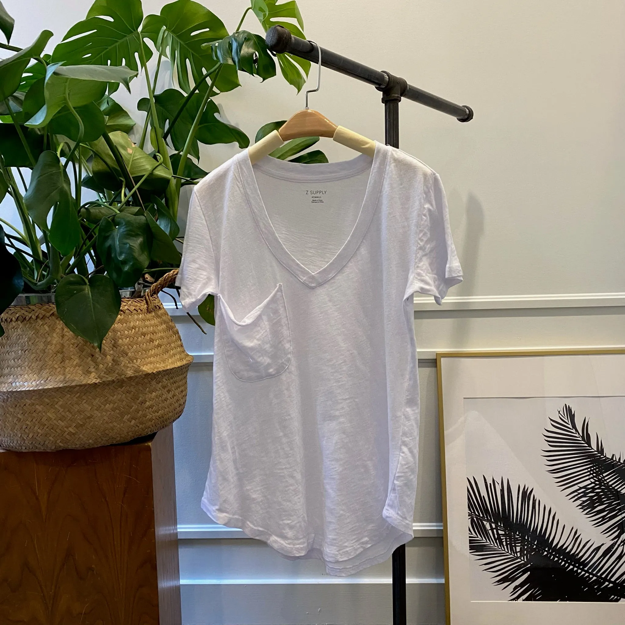 HEATH V-Neck Tee Stretchable