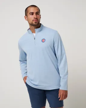 Chicago Cubs Time To Tailgate Quarter Zip Odor Neutralizing Technology Layered Collar System