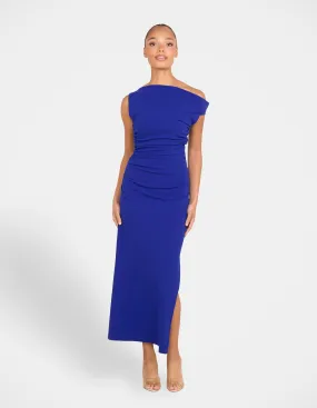Analiese One Shoulder Dress Peach Tone Feminine Energy