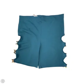 Athletic Shorts By Cmc In Teal, Size: 4x Slip Resistant Inner Grip Breezy Design