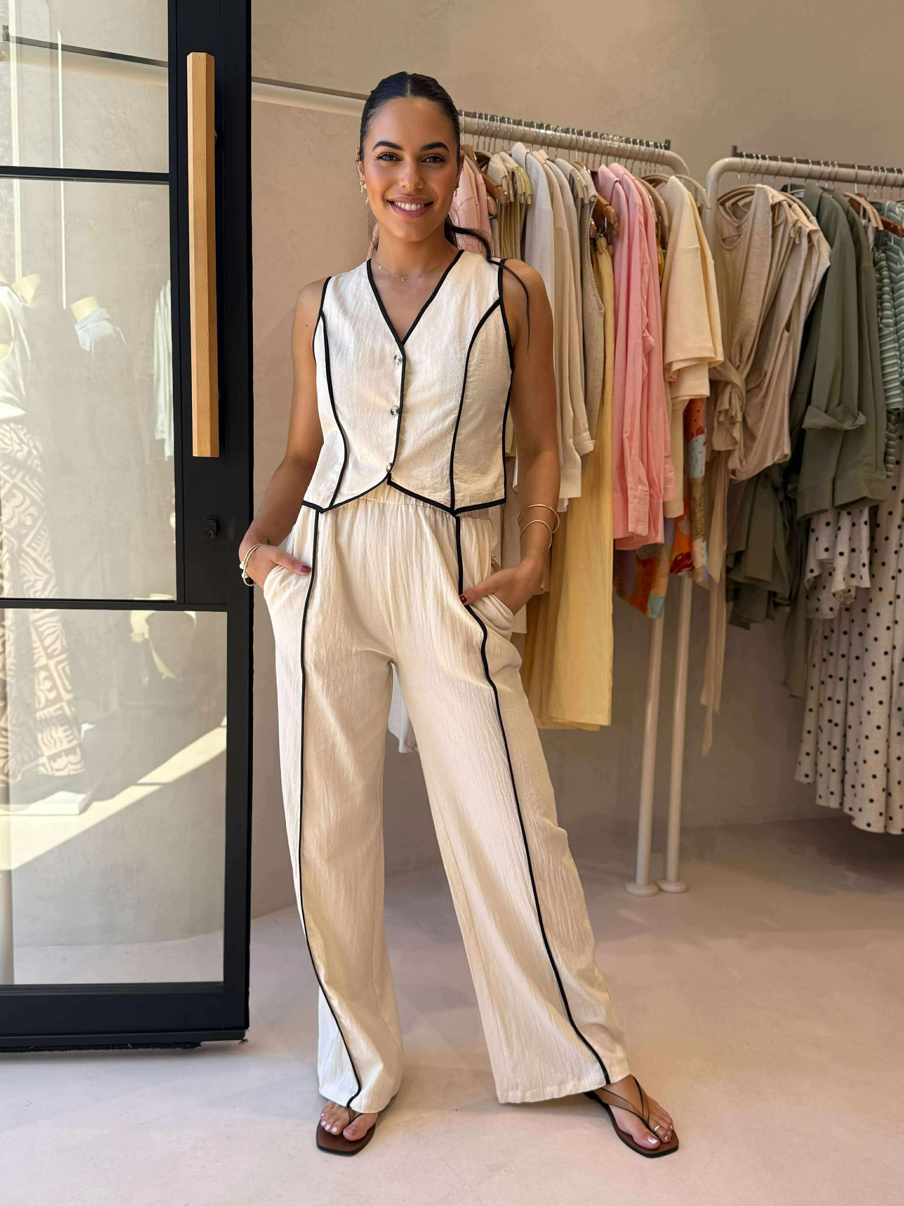 FRANCES PANT SET Odor Control Finish