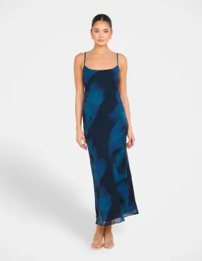 Gemstone-Detail Kamali Slip Maxi Dress