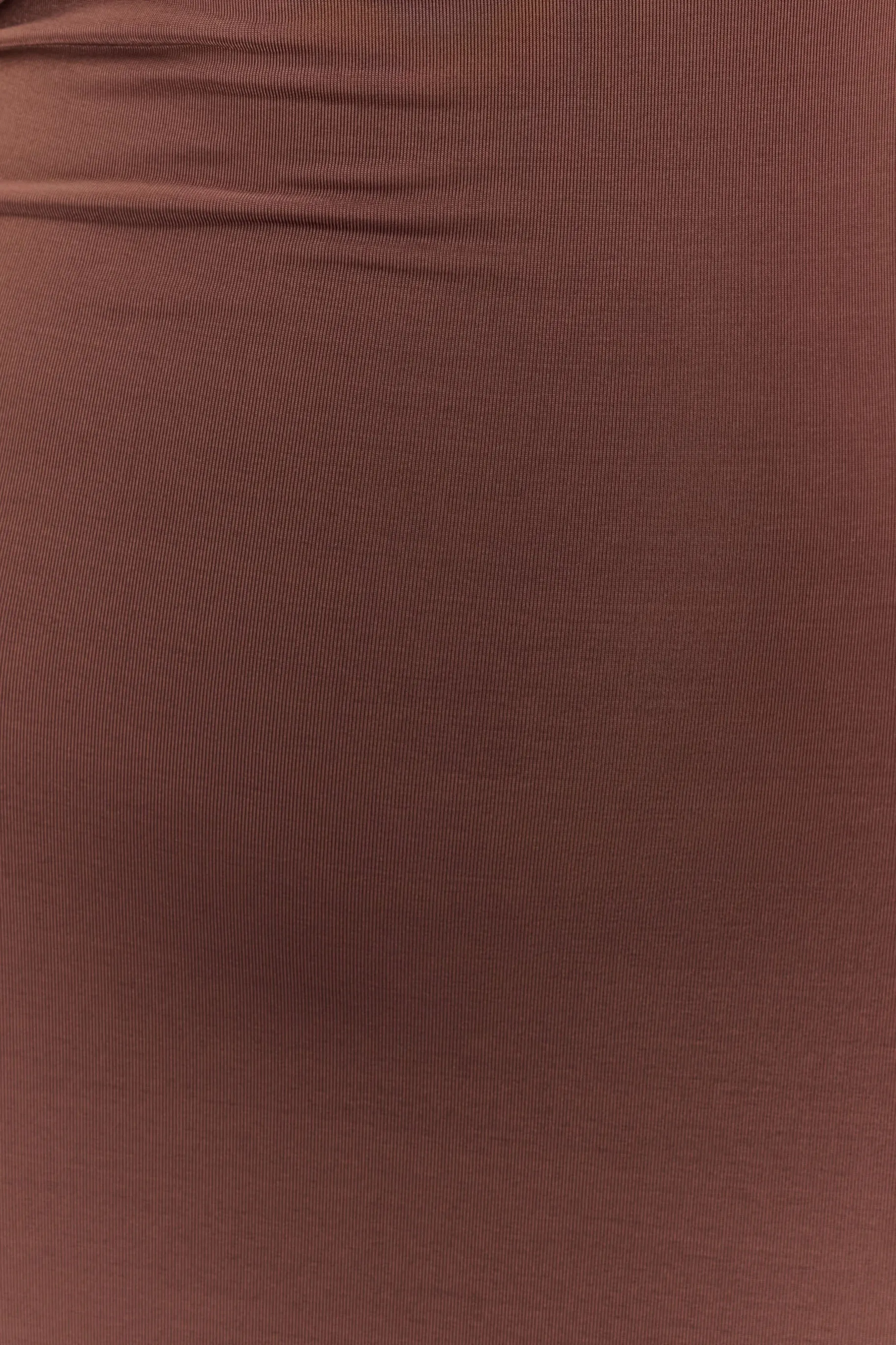 Chic Appeal Ashford Asymmetrical Slinky Maxi Dress - Chocolate