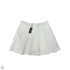 Skort By Express In White, Size: S Functional Detail Slip Resistant Waistband