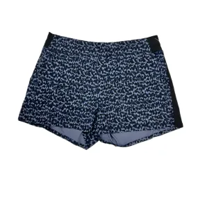 Athletic Shorts By Athleta In Black & Blue, Size: 1x Compact Packable Design