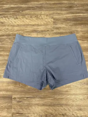 Slim Waistband Athletic Shorts By Athleta In Blue, Size: 20