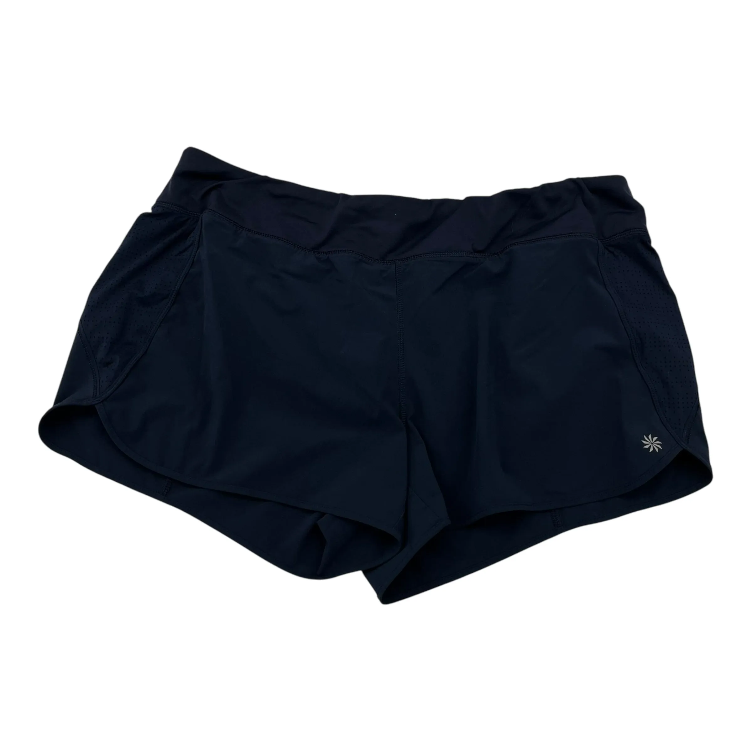Athletic Shorts By Athleta In Navy, Size:Xl Wide Leg Silhouette
