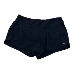 Athletic Shorts By Athleta In Navy, Size:Xl Wide Leg Silhouette