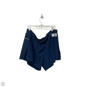 Effortless Style Active Fit Athletic Shorts By Avia In Blue, Size: 3x