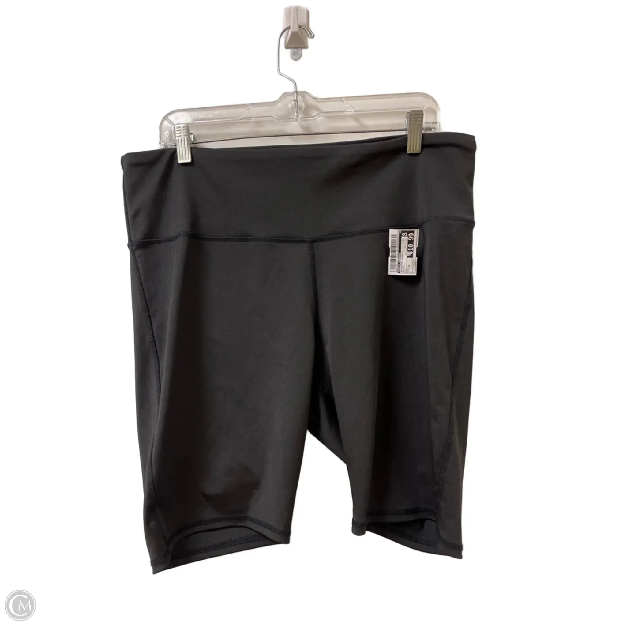 Freedom Flex Casual Layers Athletic Shorts By Daisy Fuentes In Black, Size: 1x