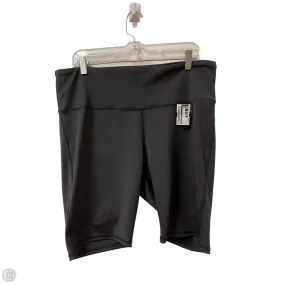Freedom Flex Casual Layers Athletic Shorts By Daisy Fuentes In Black, Size: 1x