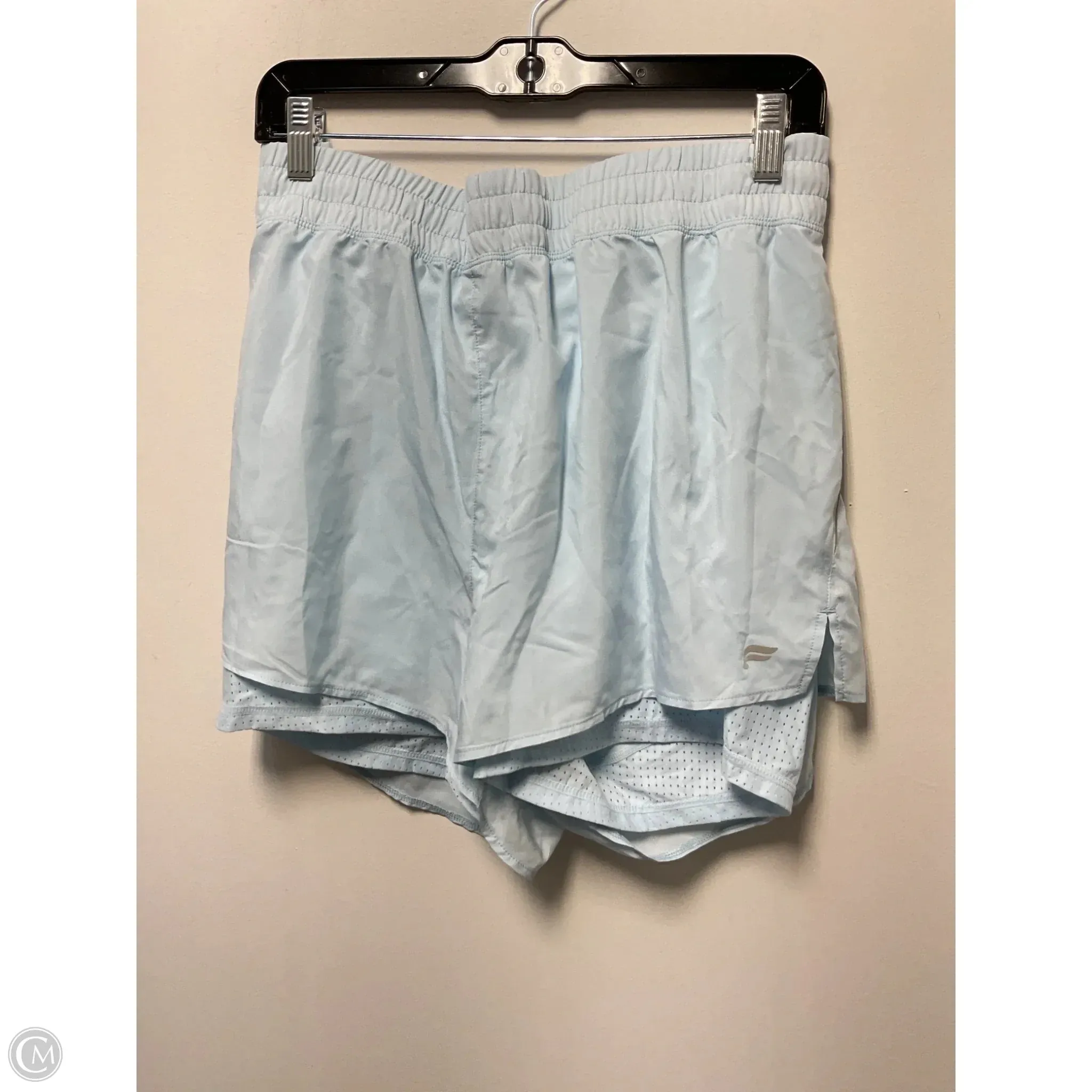 Athletic Shorts By Fabletics In Blue, Size: 1x Lightweight Construction Cooling Mesh Lining