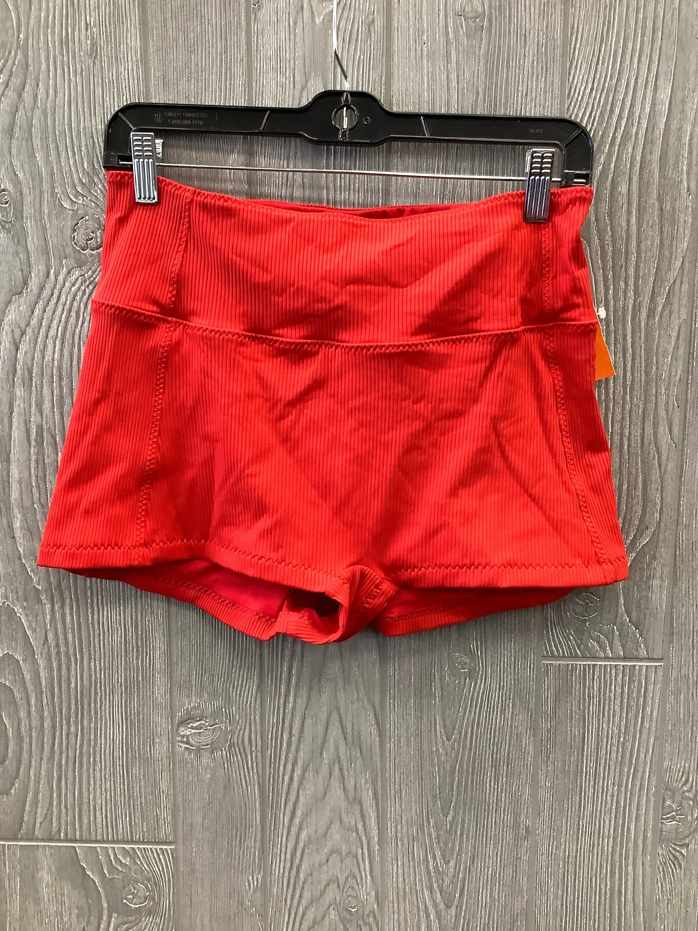 One-of-a-kind Four Way Stretch Athletic Shorts By Fabletics In Red, Size: Xl