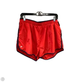 Athletic Shorts By Fabletics In Red, Size: Xl Weekend Outfit Versatile Layering