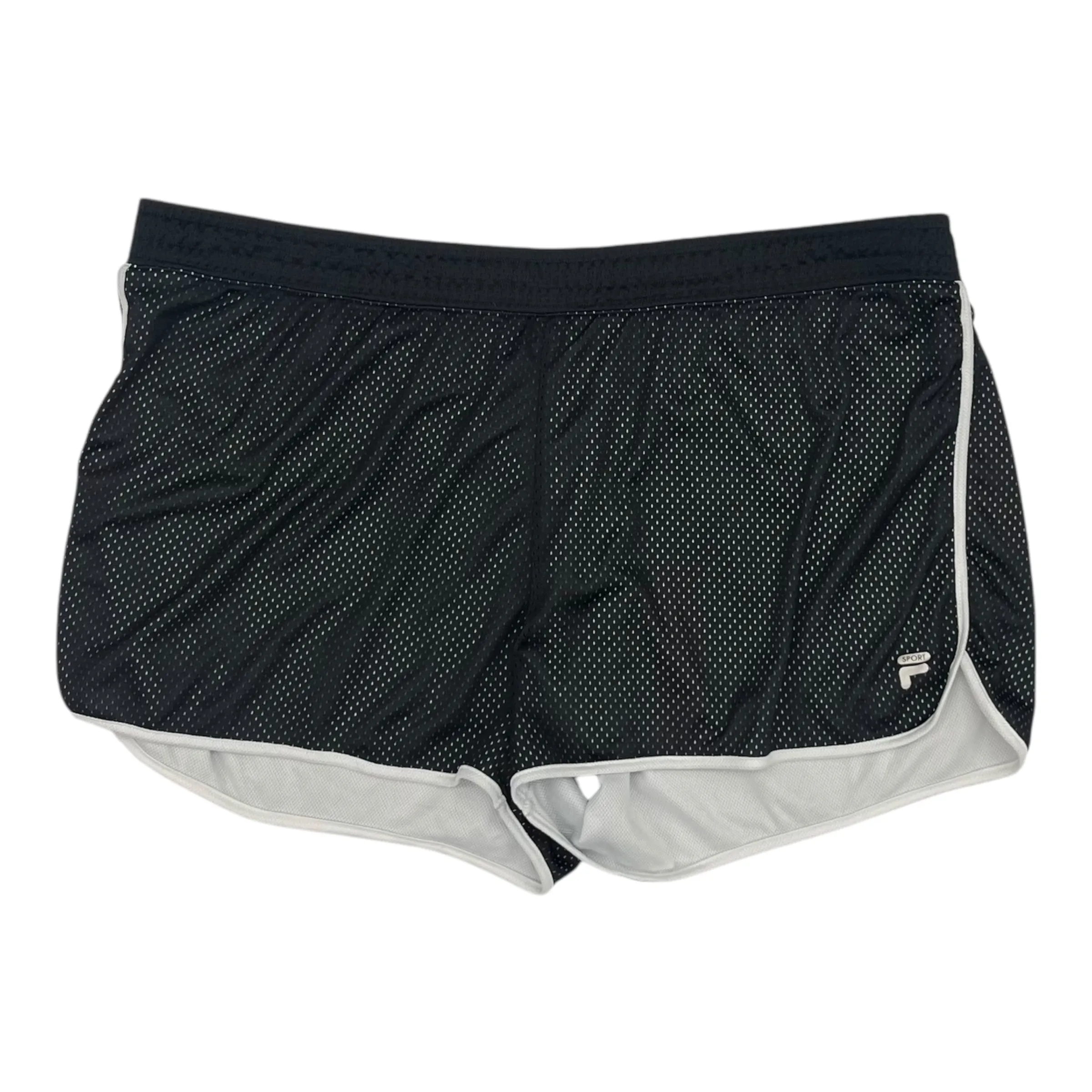 Durable Stitching Athletic Shorts By Fila In Black, Size:3X
