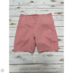 Athletic Shorts By Nicole Miller In Mauve, Size: 1x Athletic Cut