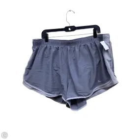 Athletic Shorts By Nike Apparel In Grey, Size: 2x delivery work