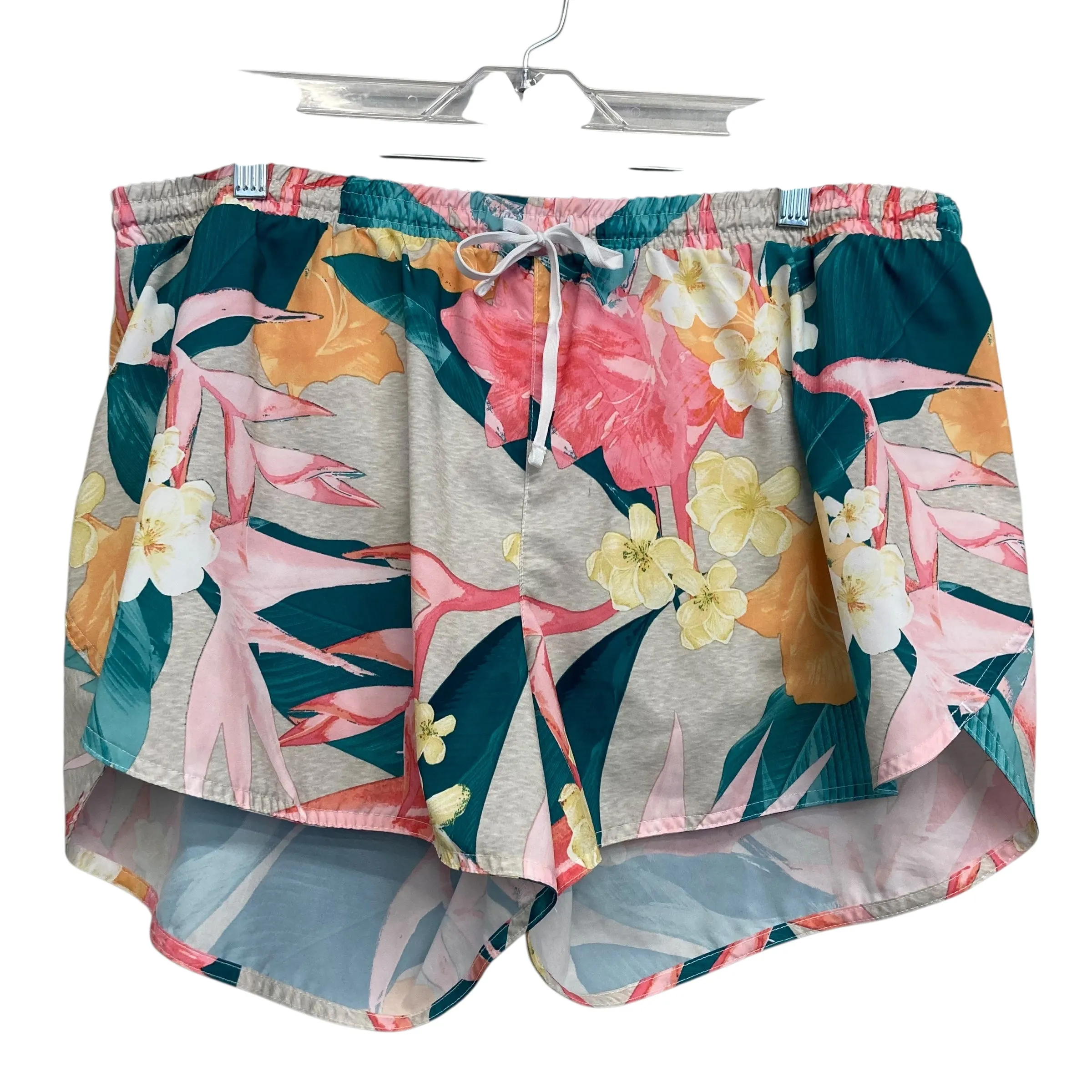 Soft Feel Chic Look Athletic Shorts By Old Navy In Floral Print, Size:Xl