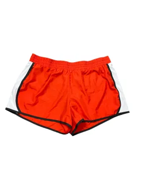Ultra Soft Waistband Athletic Shorts By Tek Gear In Orange, Size:Xl