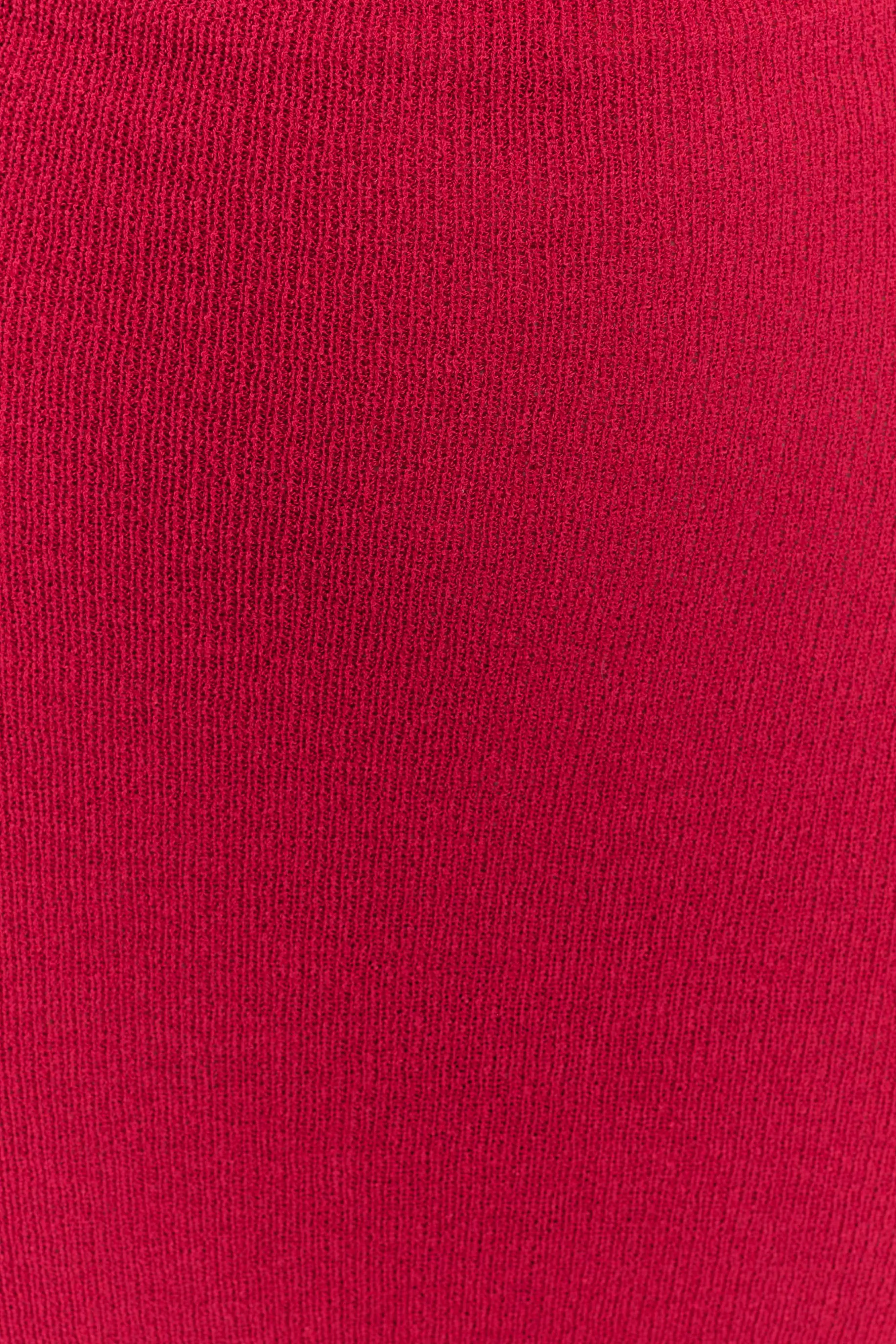 Tulle Flow Ayella Cowl Knit Maxi Dress - Raspberry