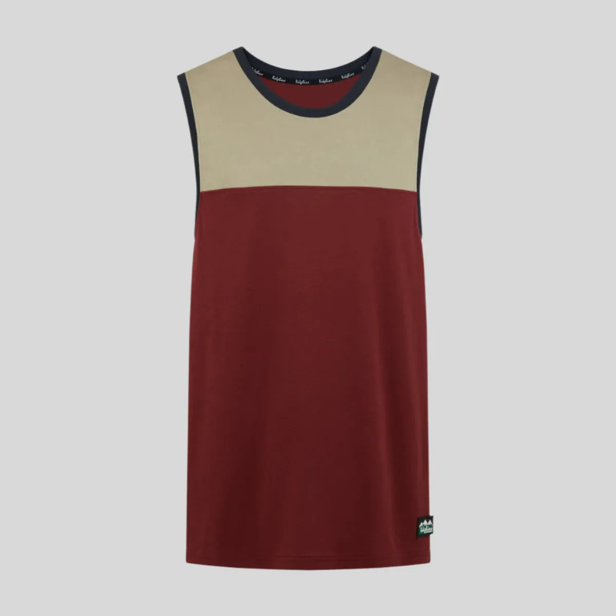 Backslider Singlet Top Rhubarb Multi Relaxed Fit Shirt