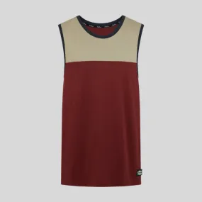 Backslider Singlet Top Rhubarb Multi Relaxed Fit Shirt