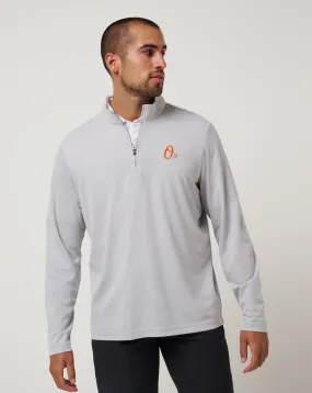Baltimore Orioles Time To Tailgate Quarter Zip Ribbed Collar Style AthleticInspired