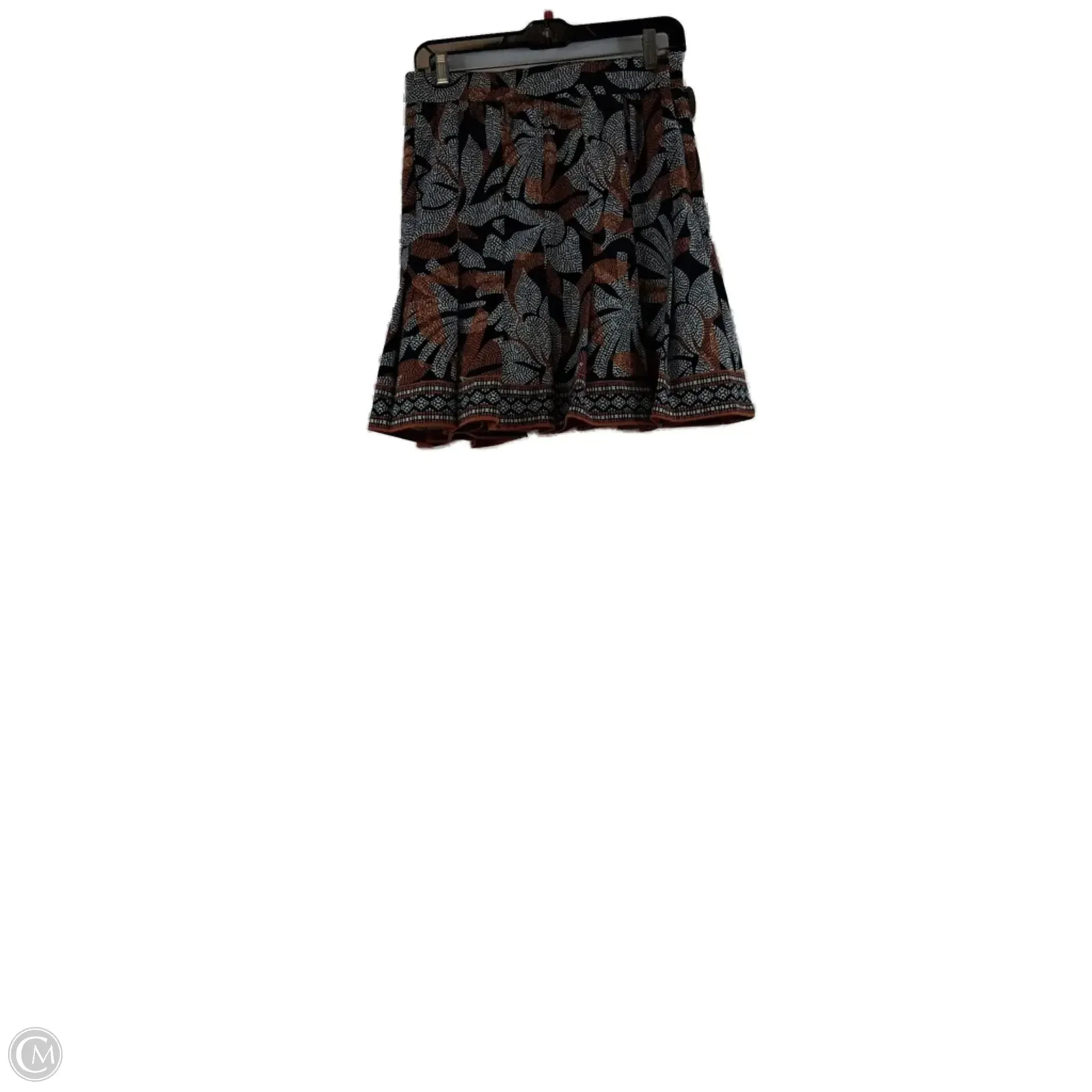 Easy Comfort smooth zipper Skort By Chicos In Blue & Orange, Size: 12