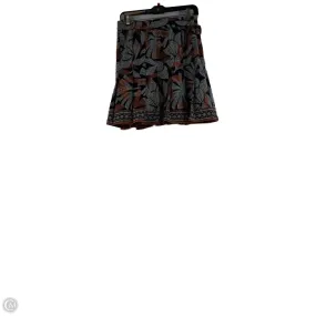 Easy Comfort smooth zipper Skort By Chicos In Blue & Orange, Size: 12