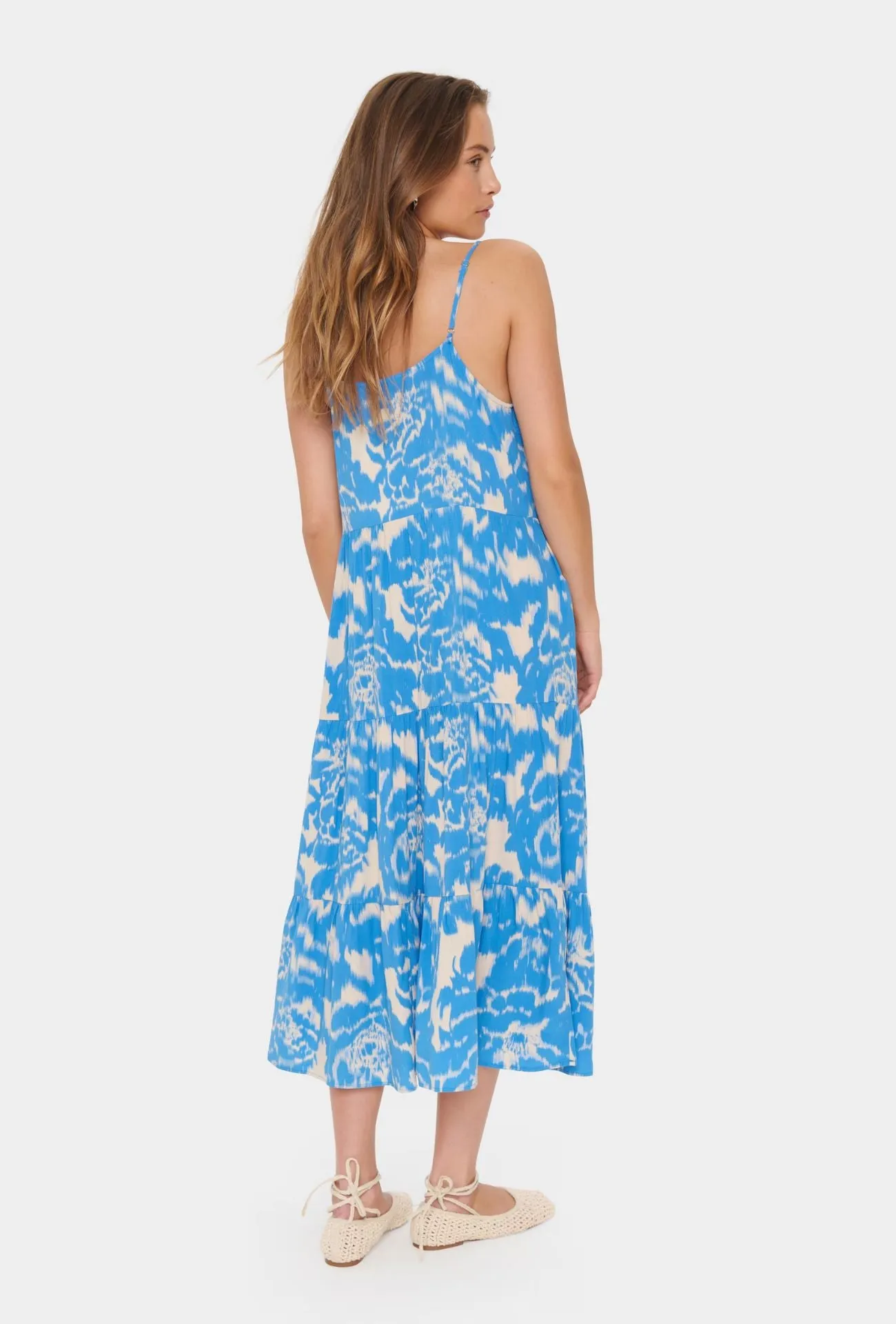 Smooth Outline BLUE WATERS MAXI DRESS