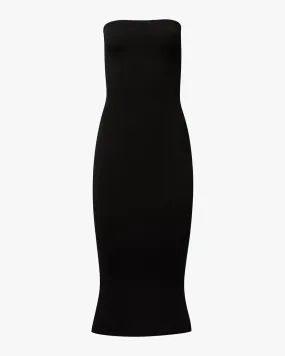Bodycon Midi Dress Cotton Touch