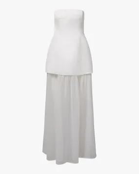 Corset Sheer Maxi Dress Cozy Base Luxe style