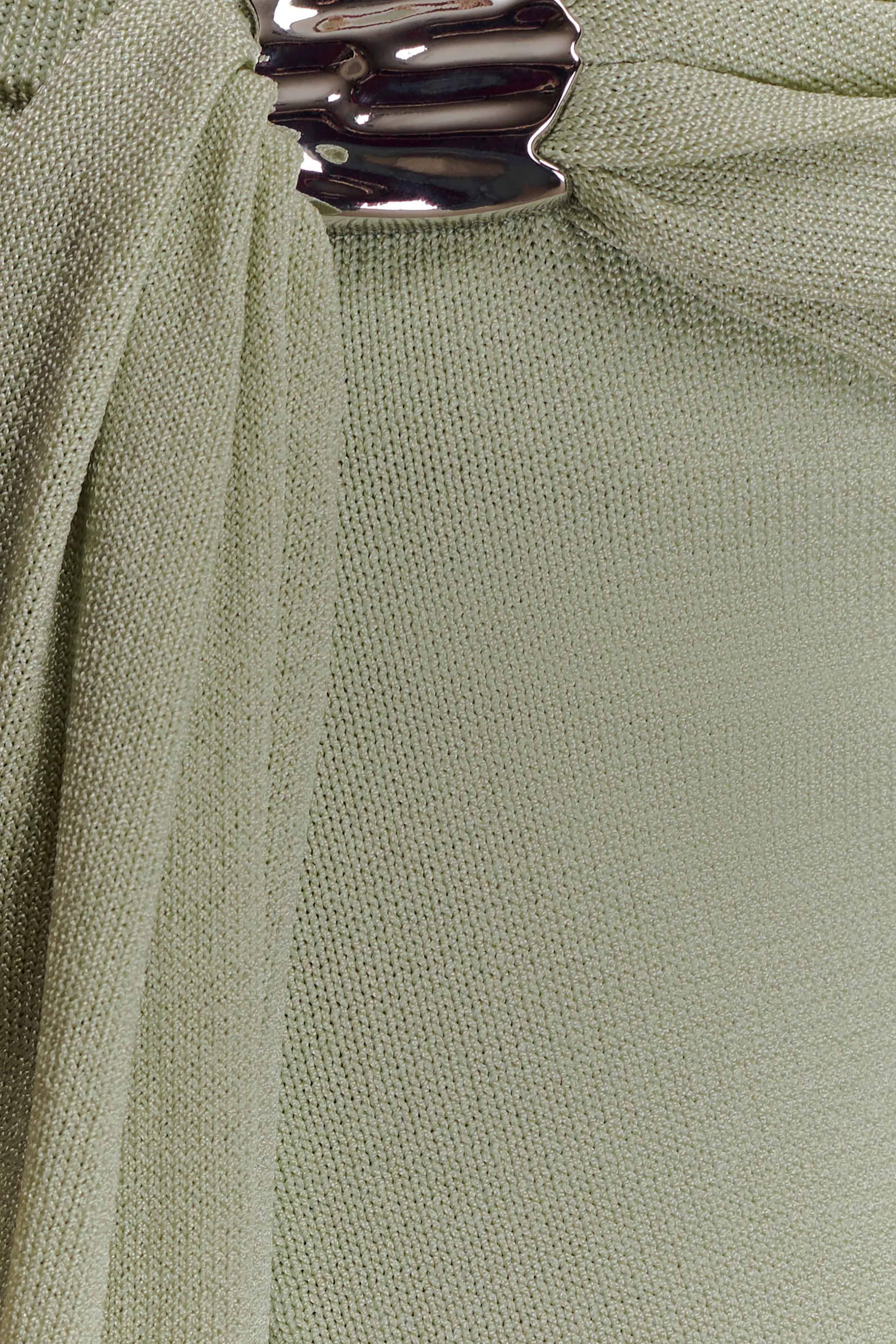 Bowie Low Rise Knit Maxi Skirt - Pastel Green Durable Material