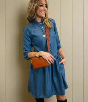 AntiStaticMaterial Brakeburn Relaxed Fit Denim Shirt Dress