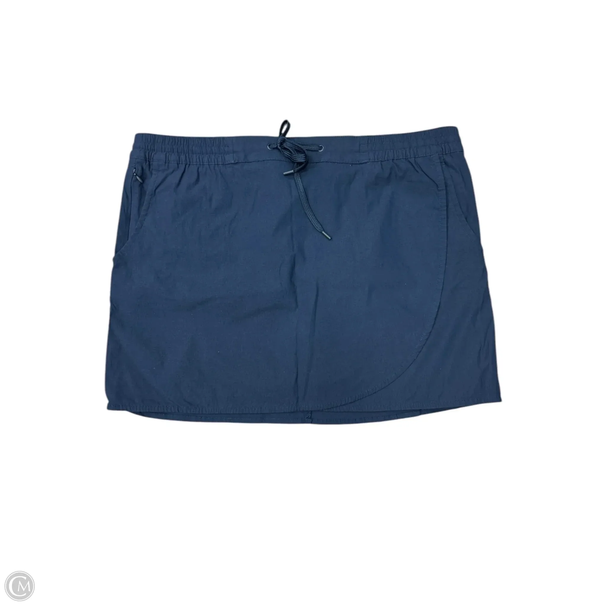Skort By Eddie Bauer In Navy, Size: 14 Classic Touch