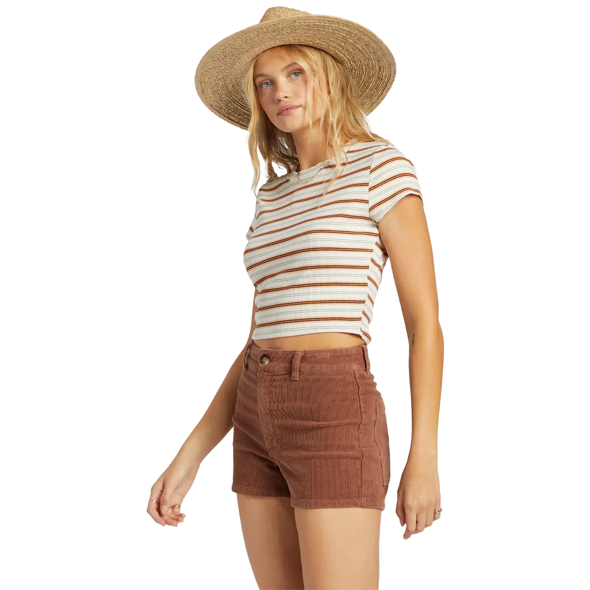 Modern Waist Women's Free Fall Cord Short