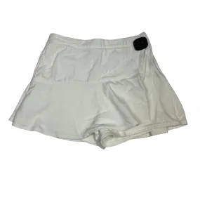 Skort By Vestique In Cream, Size:L Everyday Vibe