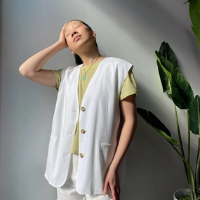 Multi Panel Cut CarbonNeutral Production CANNES Vest