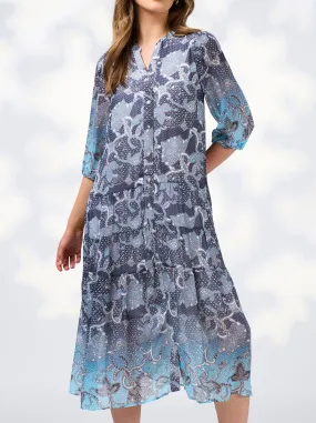 Button Chic LOOBIE'S STORY STEVIE MIDI DRESS